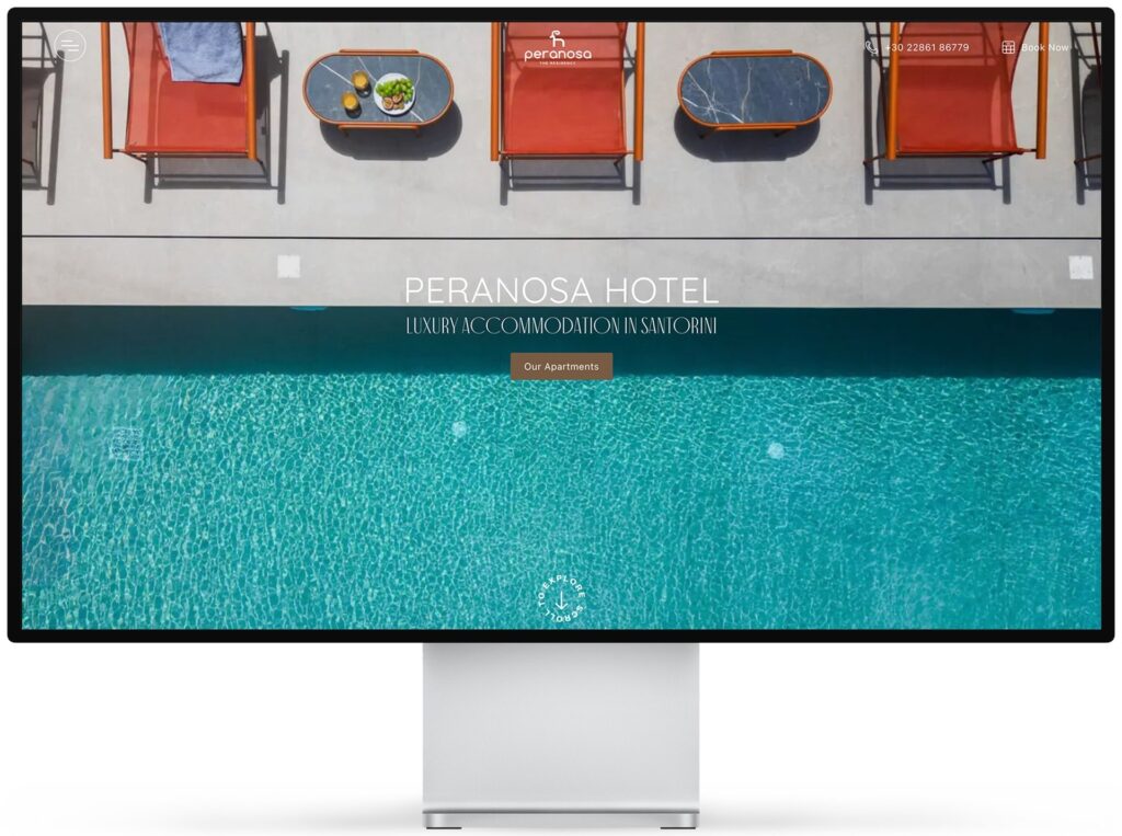 peranosa hotel website